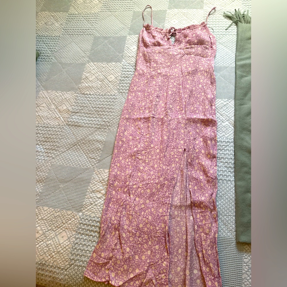 Lavender floral dress